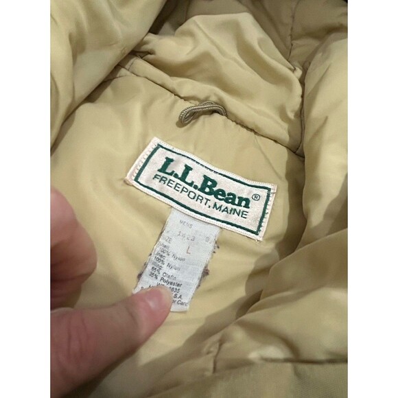 Vintage LL Bean Parka Jacket Coat Outdoor Utility Anorak Jacket Men’s Sz L - Picture 5 of 12